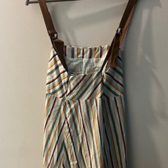 Anthropologie Maeve Square Neck Striped Midi Maxi Dress Women's Size 18W - Picture 2 of 4